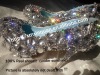 Wholesale WS094 Super quality luxurious sparkle big diamond jeweled crystal wedding shoes