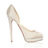 Wholesale Taupe satin Wedding Shoes