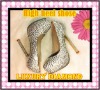 BEAUTIFUL HAND MADE SWAROVSK DIAMANTE CRYSTAL STILETTO WEDDING SHOES