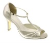 Wholesale Fashion elegant high heel white bridal wedding shoe