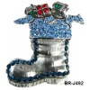 2011 fashion shoe brooch