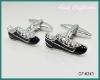 High Quality Novelty Men's Football Shoe Cufflinks