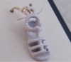 2011 fashion white alloy shoes earring