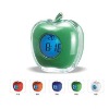 apple clock with light