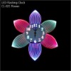 LED flashing light quartz clock