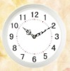 Modern wood clock with wooden frame craft