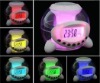 natural sounds led ball alarm clock in changing color