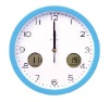Radio control clock with indoor & outdoor temperature