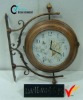 Beautiful metal quartz clock