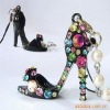 wholesale hotsale high heels Keychain fashion Korean Style F087