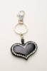 Fashion rhinestone heart keychain