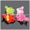 kids flower acrylic hair clip