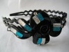 2011 Latest Plastic flower hair hoop accessory