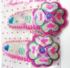 fashion kids shining plastic hair pin