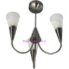 3-Light Pendant Lamp in Silver