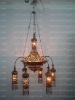 Antique Style Art Large Beaded Brass Chandelier/Pendant Lighting