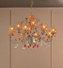 Wholesale 2011 Gloden Crystal Chandelier lamp with Amber finish(pendant light)