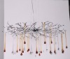 Modern glass drops decorative chandelier