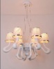 Wholesale Modern new design white polyresin chandelier