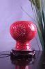ceramic holder table lamp/ceramic table light/popular electric ceramic lamp