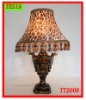 Modern polyresin table lamp