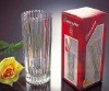 clear glass elegant flower vase
