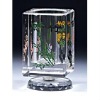 Crystal pen holder