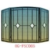 Pleasant Hearth Diamond 3-Panel Fireplace Screen