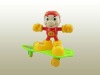 wind-up toys, 15cm wind up Pig Man scooter (can be loaded sugar)