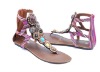Wholesale free shipping new design women's flat shoes,top quality women's sandals,Roman female sandals,savour shoes