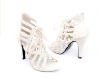 Wholesale free shipping new design women's heel shoes,top quality women's sandals,Roman female sandals,savour shoes white/black