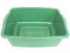 Plastic rectangle wash basin