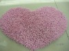 Heart chenile mat