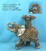 polyresin elephant candle holder home decoration
