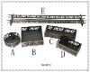 Metal Candle Holder Set