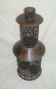 metal candle holder - XF35676