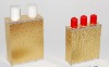 wooden box with candle holder
