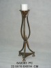 metal single candle holder