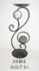 "S" Curved Shape Metal Candle Holder