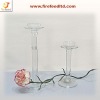 Wholesale Classic Clear Hand made Glass Candle Holder