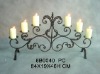 6 metal candle holder