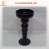 Wholesale Black Candle Holder (Glass)
