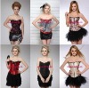 2011 fashion sex women photo corset&corset lingerie