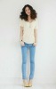 Fashion casual lady skinny jeans