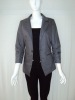 women's fashion grey suit