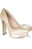 WOMAN PLATFORM DRESS SATIN PUMPS SHOES