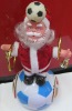 electronic santa claus play football