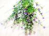 Artificial flower/artificial plant--Plastic Artificial Plant-purple/green