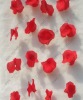 Special designed red flower wedding garland