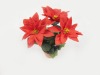artificial christmas flower with pot